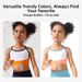 Color Blocked High Elasticity Thin Strapped Children's Sportswear Yoga Top For Fitness Training Running Clothes For Kids_ecoleips.com