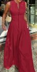 Elegant High-Waisted Zipper Sleeveless Dress For Women, Solid Color Slim Office Midi Dress, Fashion Casual Bodycon Long Dress_ecoleips.com