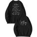 Women's Fleece-Lined Hoodie With Letter Print - Oversized Streetwear Pullover, Soft Polyester Casual Sweatshirt_ecoleips.com