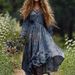 3D Printed Long-Sleeved V-Neck Dress For Women In Spring And Autumn_ecoleips.com