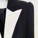 Women's Clothing Celebrity Fashion Color Matching Contrast Color Slim Fit One Button Suit Jacket Coat_ecoleips.com
