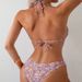 Verve 2025 New Tie Print Swimsuit For Women Beach Sexy Bikini Hot Spring Swimwear_ecoleips.com