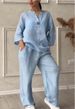 Women's Clothing Fashion Solid Color Cotton And Linen Casual Suit Pants_ecoleips.com