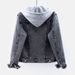 Women's Clothing Women's Slimming Denim Jacket Korean Fashion Autumn Season Versatile Short And Long Sleeve Trendy Top_ecoleips.com