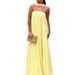 Voya New Spring/Summer Collection Women's Wear Simple And Elegant Solid Color Strapless Splicing Dress_ecoleips.com