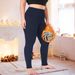 Women's Clothing Velvet Winter Plus Velvet Thickened Large Size Leggings Women's High Waist Abdomen Warm Leggings_ecoleips.com