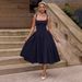 Strapless Square Neck Backless Dress For Women – Sexy High-Waist A-Line Maxi Dress With Bodycon Fit, Elegant & Bold Evening Gown"_ecoleips.com