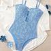 Summer Bohemian One Piece Swimsuit Backless Strappy Special Fabric Cross Border Foreign Trade Hot Selling Vacation Women's Clothing_ecoleips.com