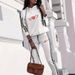 Fashionable Hoodie Set With Leopard Print Trim & Heart Print Design - Casual Elegant Outfit For Spring & Autumn_ecoleips.com