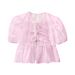 European And American Style Cross-border Independent Site 2024 Spring-summer New Women's Versatile Tie-dye Puff_ecoleips.com