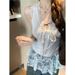 Bowknot Lace Sleeveless Camisole For Women, New Spring And Autumn Style, Gentle Waist-Cinching, Slimming, Layered Base_ecoleips.com