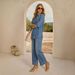 K Fashion Casual Nail Bead Top Slim Fit Denim Jacket For Women_ecoleips.com