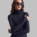 European American Cross-border 2026 Autumn And Winter New Style Stand-up Collar Solid Color Mesh Slim-fit Long-sleeve_ecoleips.com