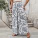 Women's Clothing Loose Printed Casual Pants Trousers_ecoleips.com