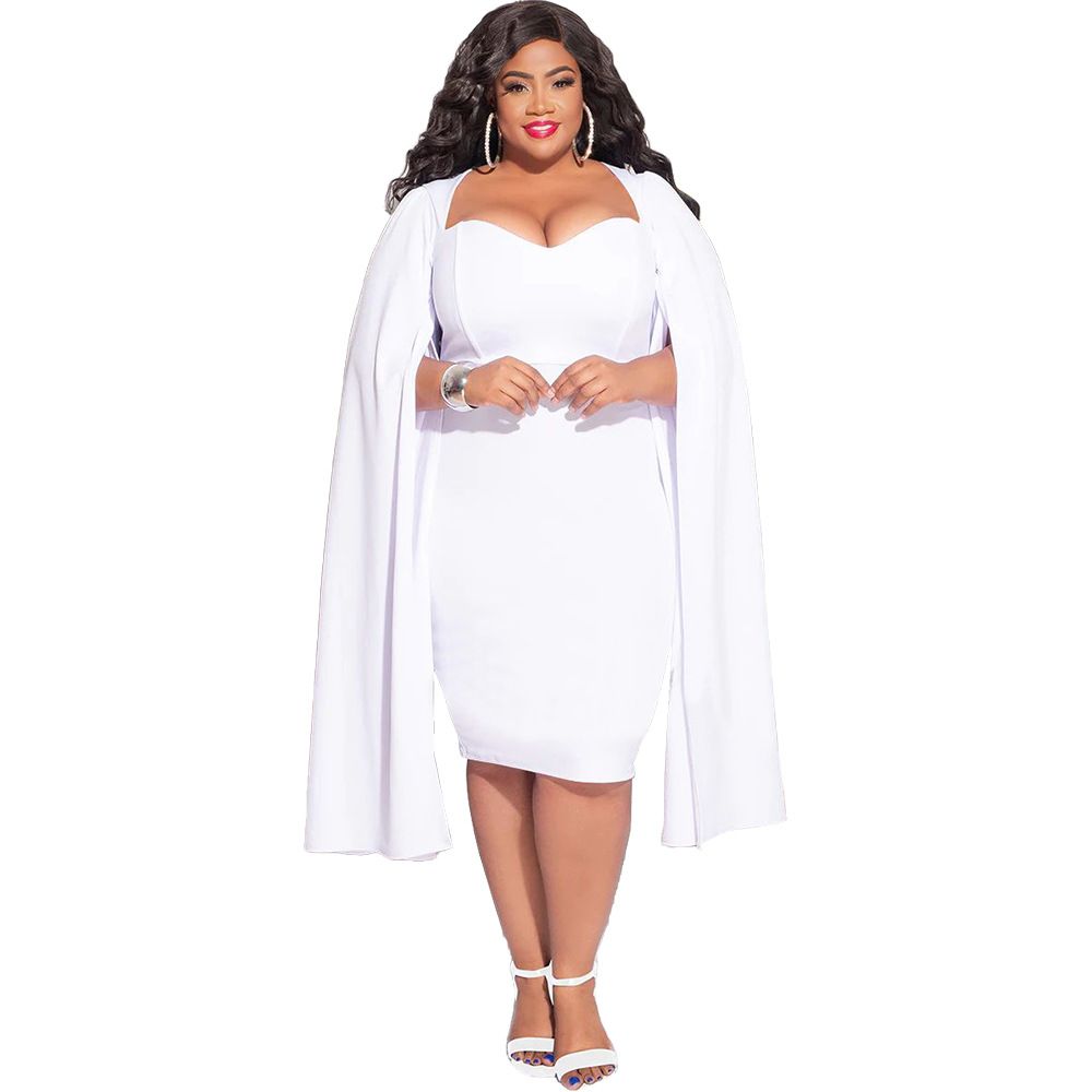plus Size Women's Bodycon Skirt N7733 Elegant Fashionable Autumn Winter European American Style Foreign Trade Dress for Women_ecoleips.com