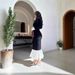 Black Slim Fit Mermaid Long Dress 2024 Autumn European American Style Polyester Muslim Dress for Women_ecoleips.com
