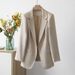 Women's Clothing Suit Jacket Casual Small Suit Large Size 100kg Wearable Temperament Suit Top_ecoleips.com