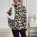 Aria Basics 2025 Early Autumn New Leopard Print Plush Vest Jacket For Women, European American Style, Elegant And Short_ecoleips.com