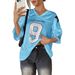 Women's Oversized Dopamine Color Block Jersey Top Satin Trimmed Sporty Tee for Sweet And Edgy Look_ecoleips.com