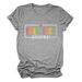 Loose Casual Fashion Temperament Commuter Women's Crew Neck Short Sleeve T-Shirt_ecoleips.com