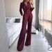 K New Jumpsuit With Slanted Collar And Mid Waist Temperament For Commuting_ecoleips.com