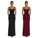 Women's Sexy Bodycon Dress C7633 Fashion Suspender Waist Tie Up_ecoleips.com
