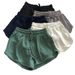 Women's Clothing Summer New Korean Style All Match High Waist Slim Running Large Size Casual Wide Leg Pants For Women_ecoleips.com