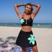 Women’s Bikini Set – High Elasticity & Quick-Dry, Floral Print, S/M/L/XL (Pink/Blue/Green, No Underwire)_ecoleips.com