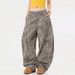European And American Style Hot Girl Leopard Print Straight Jeans For Women New Mid-High Waist Loose Casual_ecoleips.com