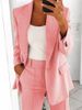 Women's Slim Fit Cardigan Lapel Temperament Suit Jacket Autumn Fashion Outerwear Style_ecoleips.com