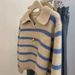 DiYun European And American Vacation Versatile Striped Long-Sleeve Sweater Women's Clothing 2025_ecoleips.com