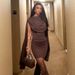 Women's Sexy Cowl Neck Paneled Sleeveless Bodycon Midi Dress – Slim Fit Club Party Gown 2026_ecoleips.com