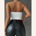Summer Drawstring Camisole Women's Sexy Hollow Out Ultra Short Female Base Layer Tube Top European And American Style_ecoleips.com