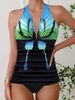 Women's Sexy Swimsuit Exclusive Color Blocking Unique Style Bikini Set Regular Size Polyester_ecoleips.com