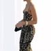 Summer New Arrival Women's Leopard Print Suspender Dress Fashionable Sexy Elegant European American Style Foreign Trade Clothing_ecoleips.com