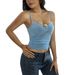 Y2K Style Lace Camisole Top for Women Sexy European American Fashion Summer Tank Top Independent Website Exclusive_ecoleips.com