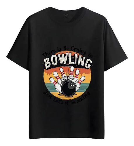 Women's T-Shirts T-shirt Muscle Freaks Vintage Style Bowling Fanatic_ecoleips.com