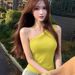 French-style Spicy Girl Look, Asymmetrical Design, Yellow Top, 2026 New Camisole For Women, Trendy On Instagram_ecoleips.com