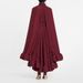 Women's Clothing Luxury Cape Style Long Skirt New Sexy Fashion V Neck Ruffled Temperament Dress Dress_ecoleips.com