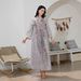 Elegant Dubai Abaya Dress – Modest Muslim Gown With Sheer Mesh & Embellishments, Long Sleeve Prayer Dress For Women_ecoleips.com