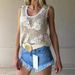 Women's Sleeveless V Neck Crochet Knit Vest Top In Russian Spring/Summer American Style New_ecoleips.com