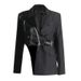 2025s 2025 New Motorcycle Style Handsome Irregular Small Design Sense Shrinking Waist To Show Thinning Versatile Suit Coat For_ecoleips.com