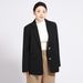 Plus-size Casual Blazer Women, 2025 Autumn And Winter New Style, Black, Versatile Commuting, Loose Design Jacket For_ecoleips.com