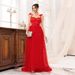 Women's Clothing New Evening Dress Toast Dress Red Banquet Long Skirt Dress Dance Cross Border_ecoleips.com
