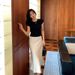 Elegant Satin Acetate High-Waisted A-Line Skirt With Stretchy Waistband - Flowy Midi Skirt For Women, French-Inspired Office & Casual Wear_ecoleips.com