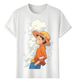 Women's T-Shirts Tshirt Muscle Freaks Luffy Anime Estilo One Piece Manga_ecoleips.com