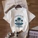 Women's Oversized Brushed Milk Silk Tee Soft Feel round Neck Short Sleeve Top Versatile Street Style Foundation_ecoleips.com