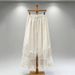 Women's Lace Trimmed Drawstring Wide Leg Pants Loose Fitting Casual Mori Style Retro Design Spring Summer New_ecoleips.com