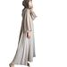 2025 Fashion Women's Long Sleeve Solid Color Sun Autumn Elegant Party Casual Muslim Dress Gown Robe_ecoleips.com