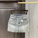 Women's European Style High-Waisted Denim Midi Skirt Slimming Sexy A-Line Bodycon Anti-Exposure Short Skirt for Summer 2026_ecoleips.com